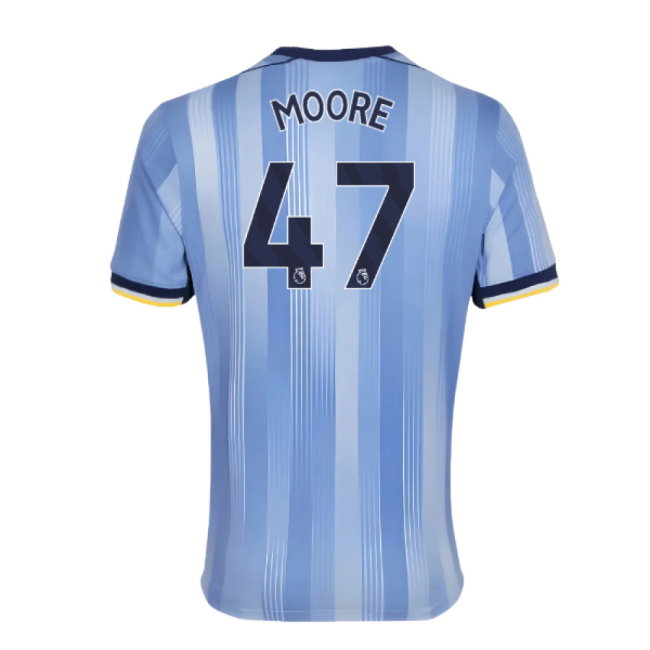 2024-2025 Tottenham Hotspur Away Shirt (Moore 47)-SoccerKits Hub | Buy Soccer Jerseys Online